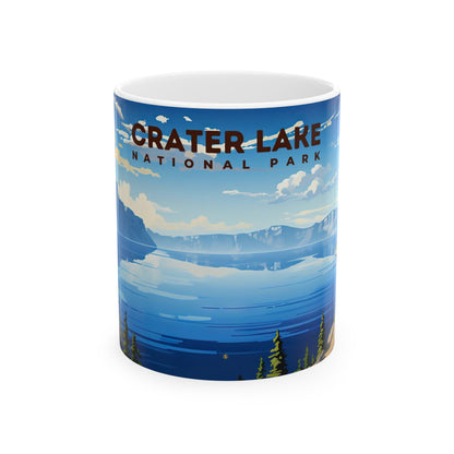 Crater Lake National Park Mug | White Ceramic Mug (11oz, 15oz)