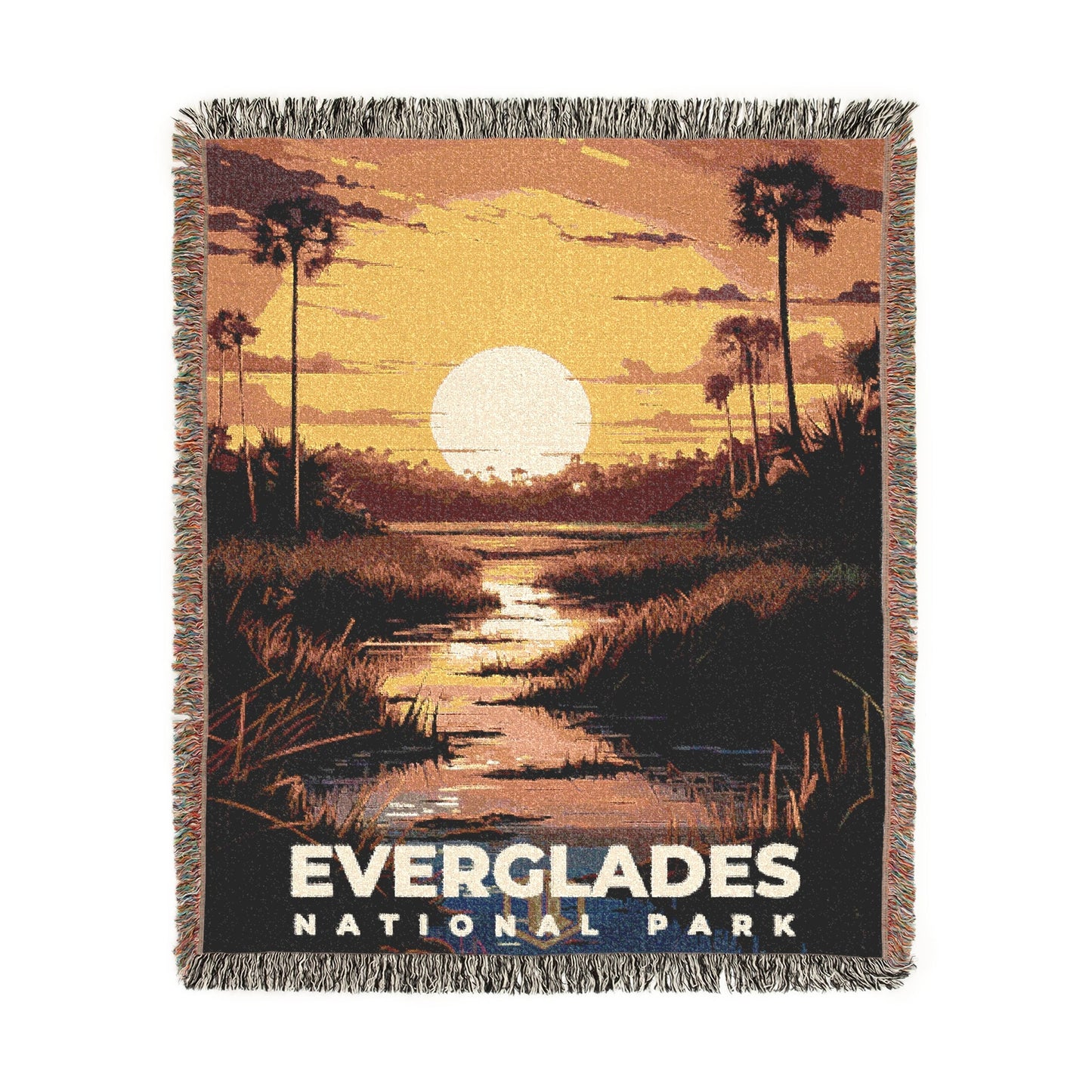 Everglades National Park Woven Blanket | S07