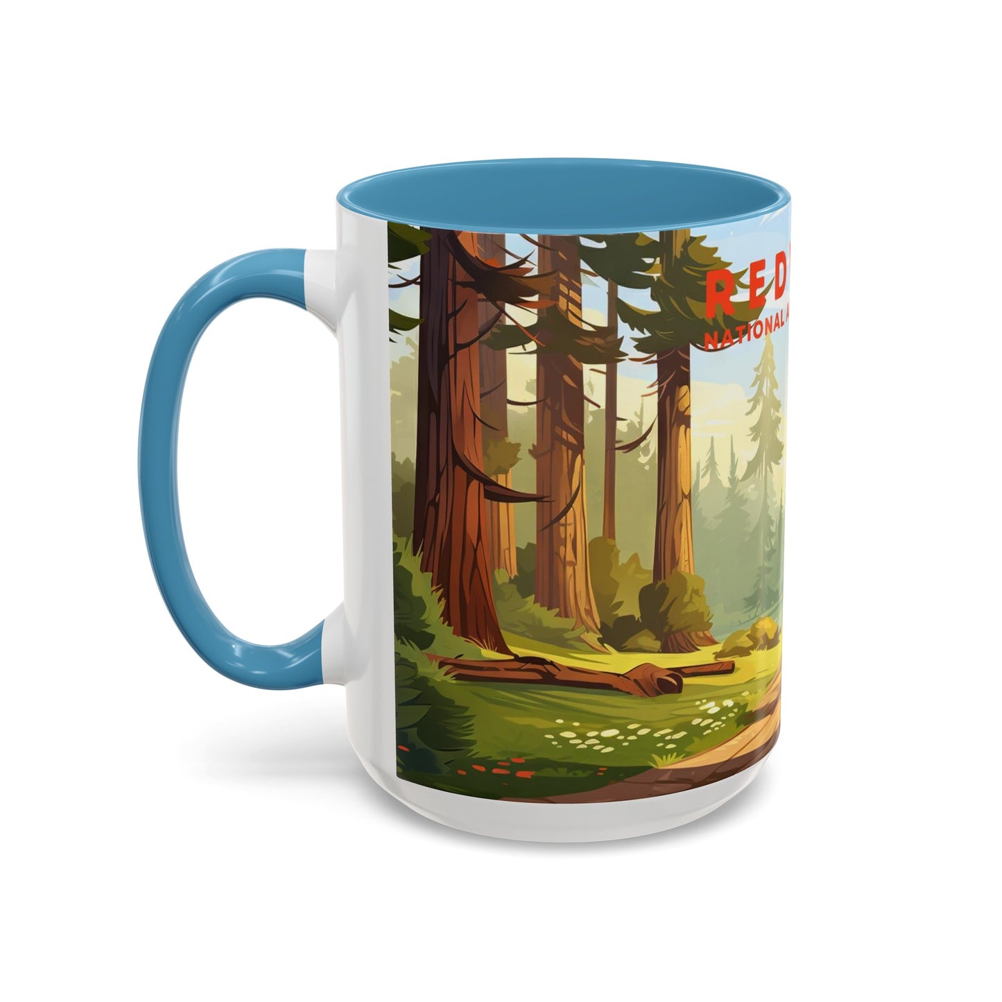 Redwood National Park Mug | Accent Coffee Mug (11, 15oz)