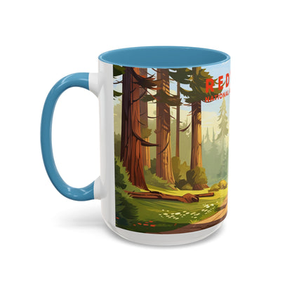 Redwood National Park Mug | Accent Coffee Mug (11, 15oz)