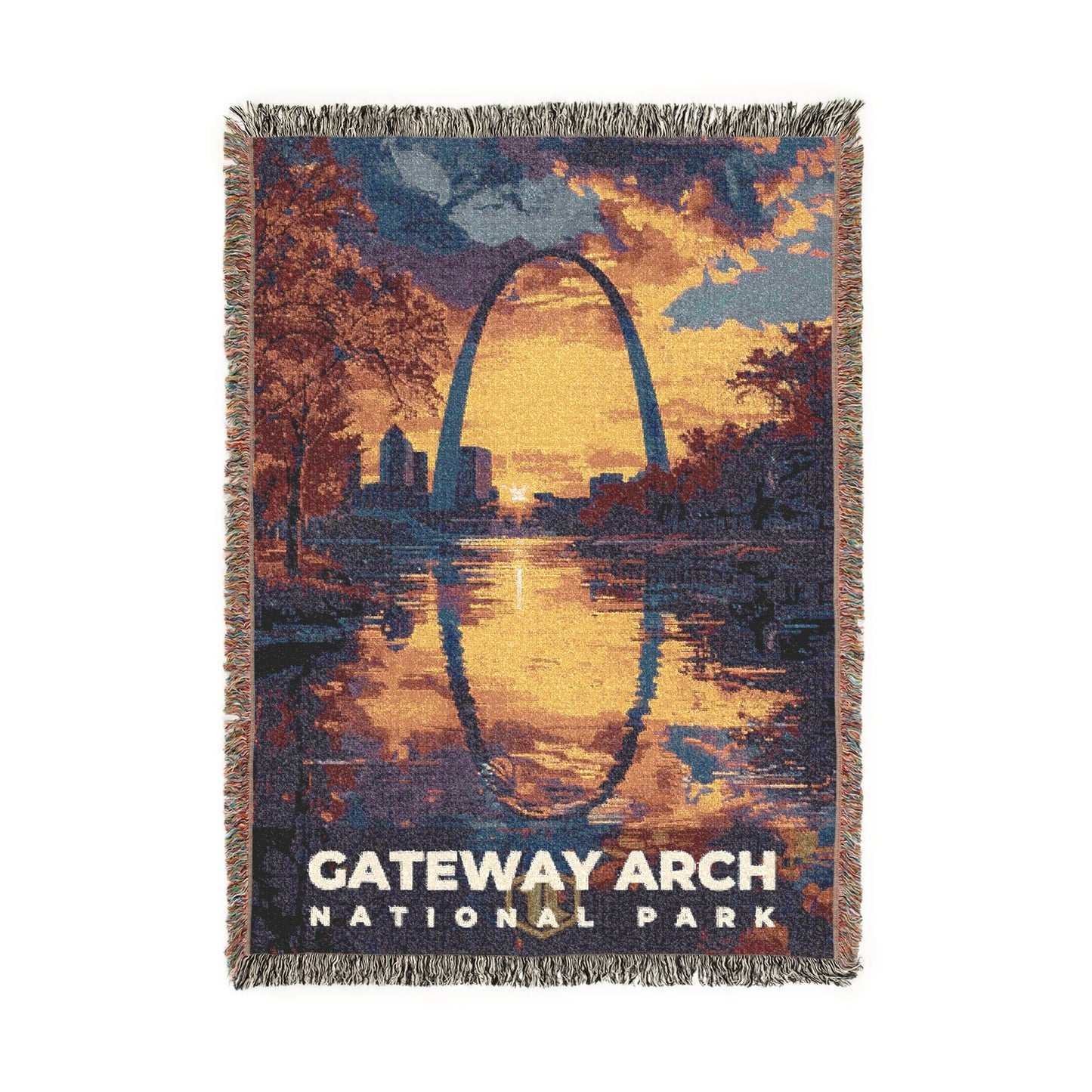 Gateway Arch National Park Woven Blanket | S18