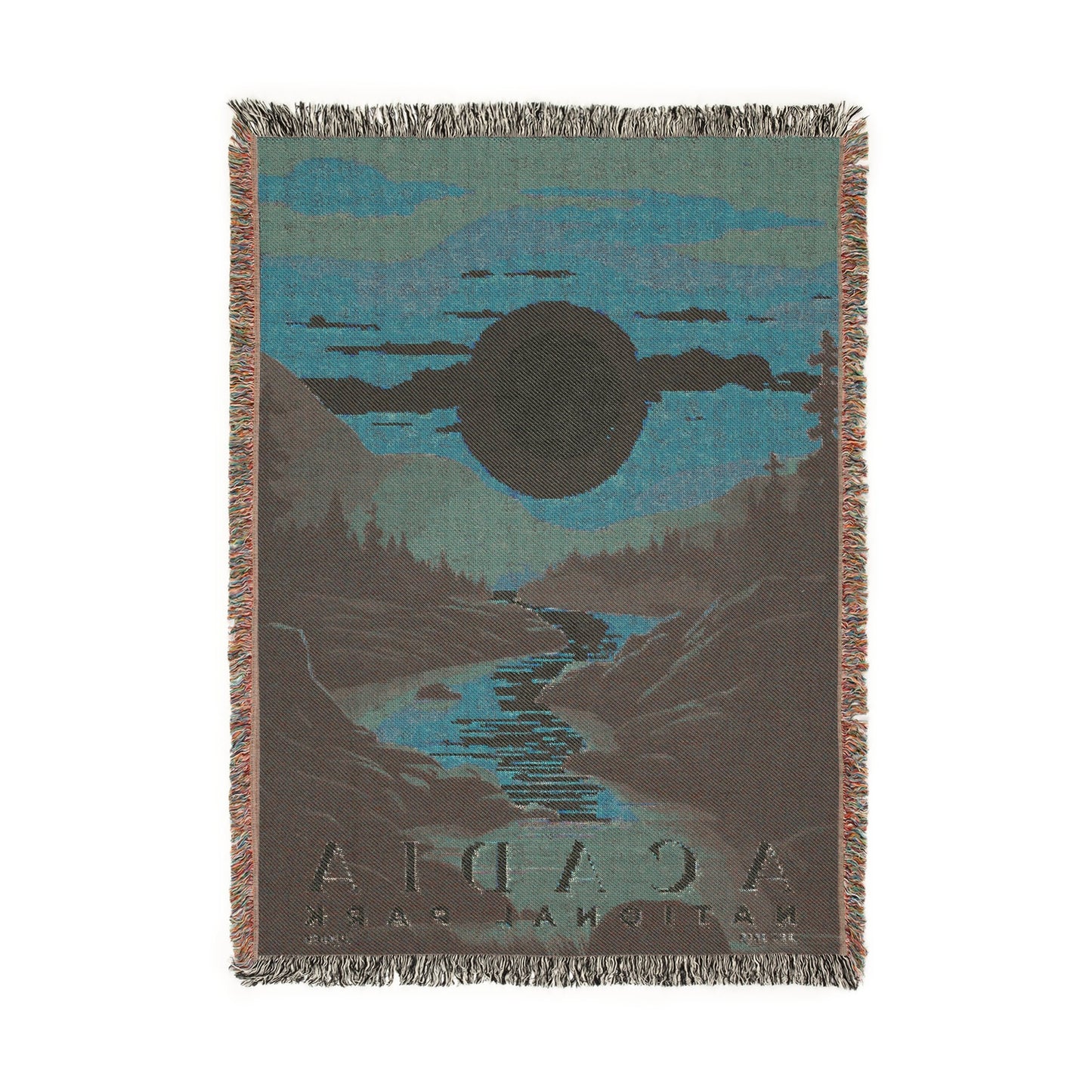 Acadia National Park Woven Blanket | S03