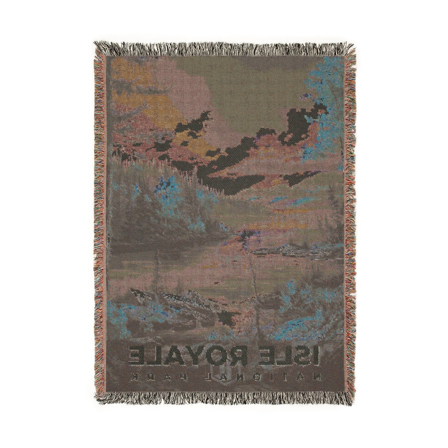 Isle Royale National Park Woven Blanket | S16