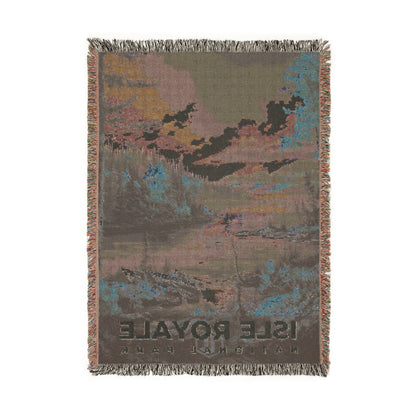 Isle Royale National Park Woven Blanket | S16