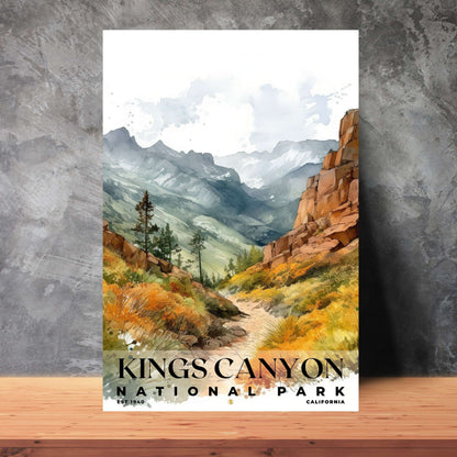 Kings Canyon National Park Poster | S04