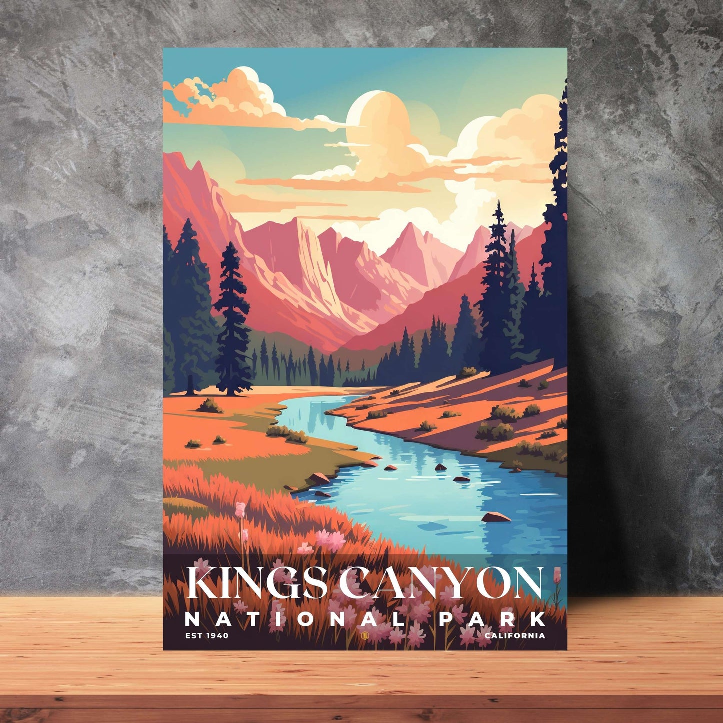 Kings Canyon National Park Poster | S05