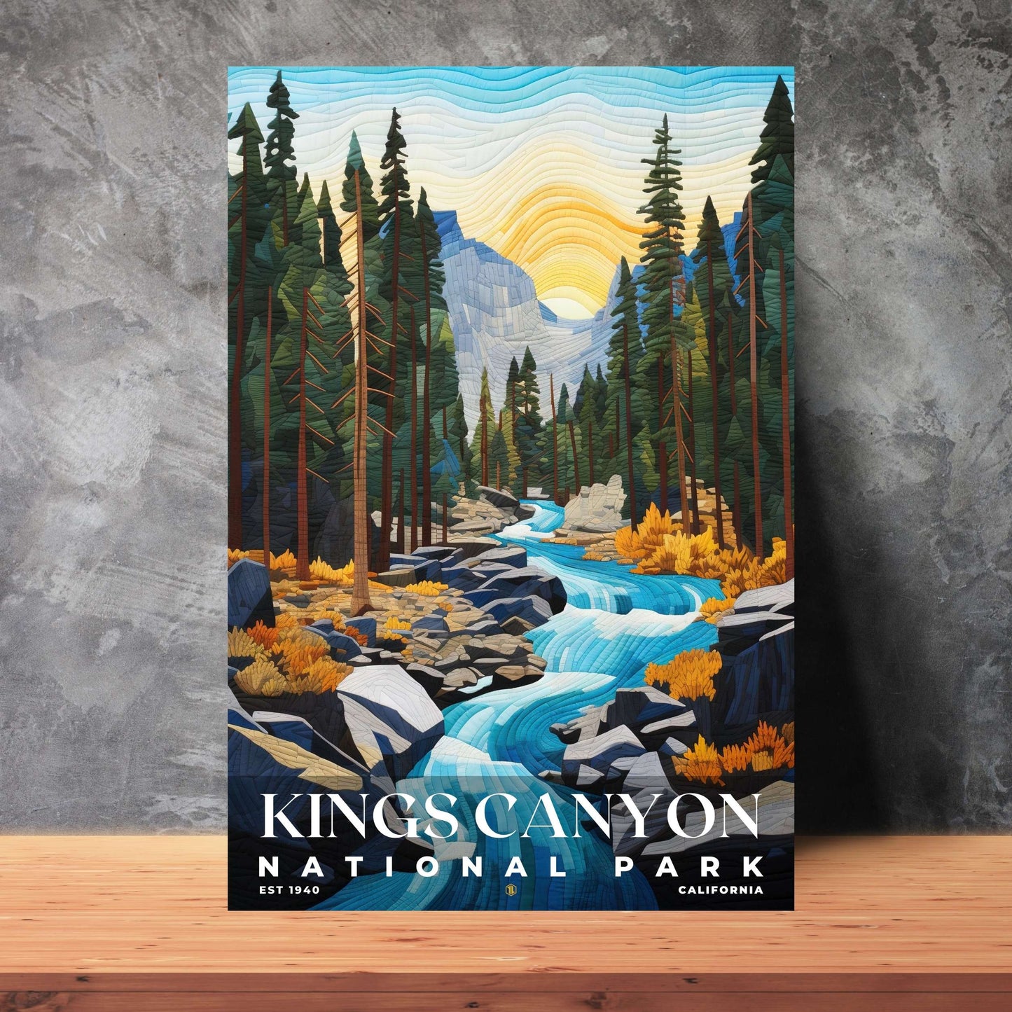 Kings Canyon National Park Poster | S09