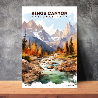 Kings Canyon National Park Poster | S08