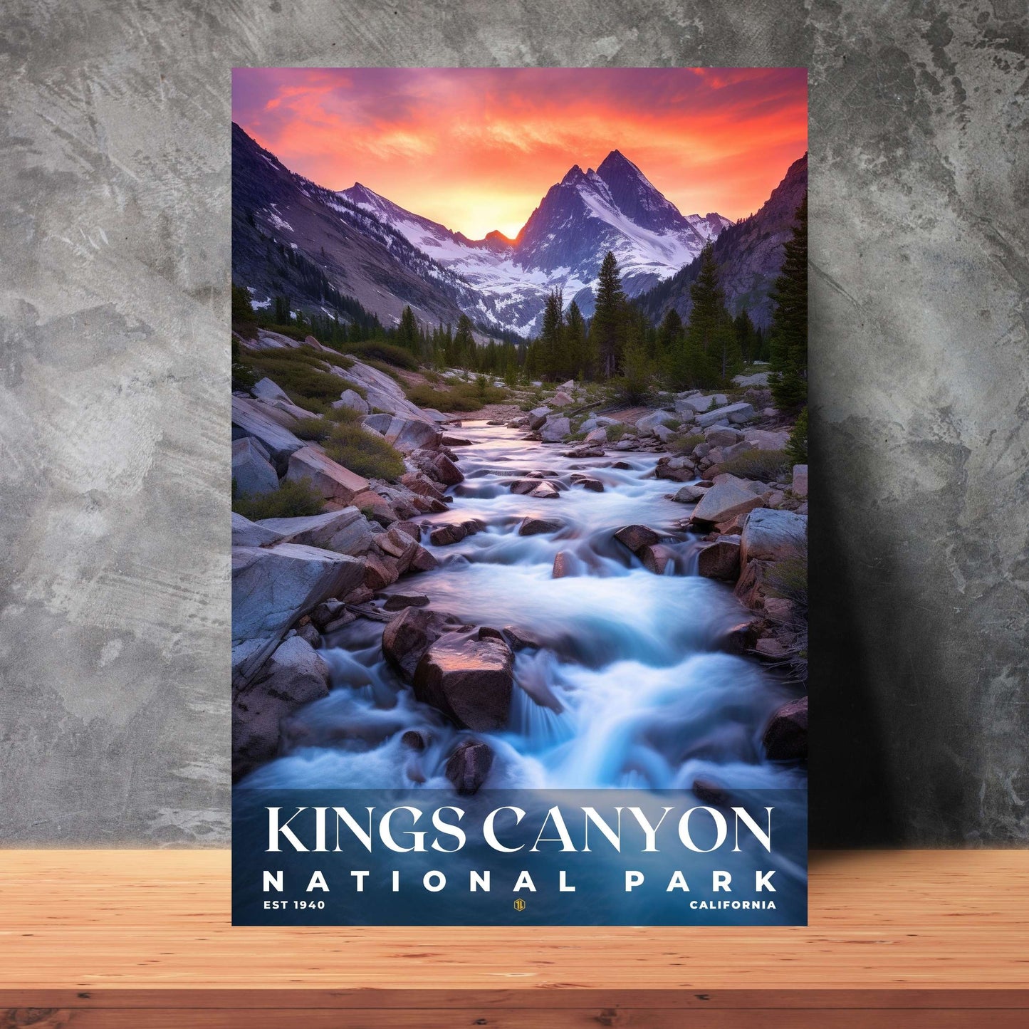 Kings Canyon National Park Poster | S10