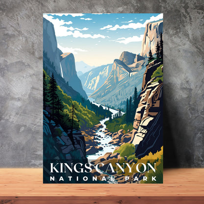 Kings Canyon National Park Poster | S01