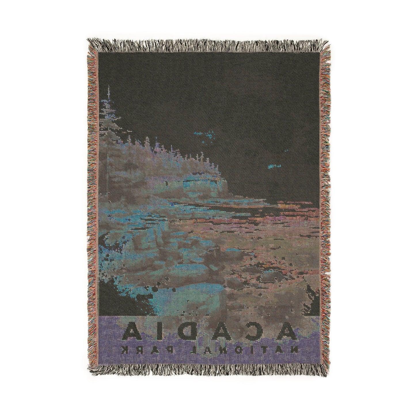 Acadia National Park Woven Blanket | S08