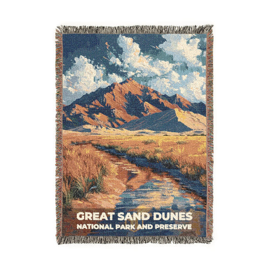 Great Sand Dunes National Park Woven Blanket | S14
