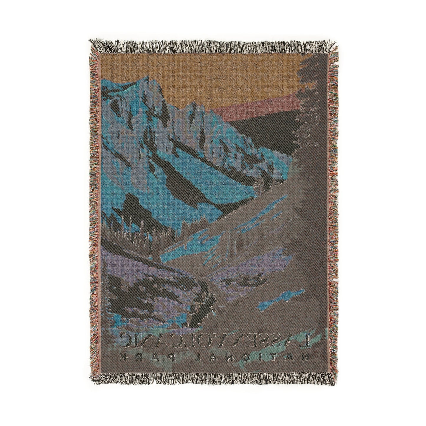 Lassen Volcanic National Park Woven Blanket | S01