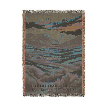 Great Sand Dunes National Park Woven Blanket | S11