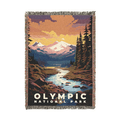 Olympic National Park Woven Blanket | S07