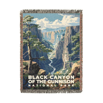 Black Canyon of the Gunnison National Park Woven Blanket | S11