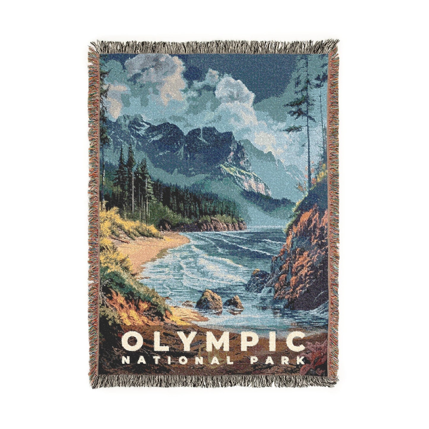 Olympic National Park Woven Blanket | S16