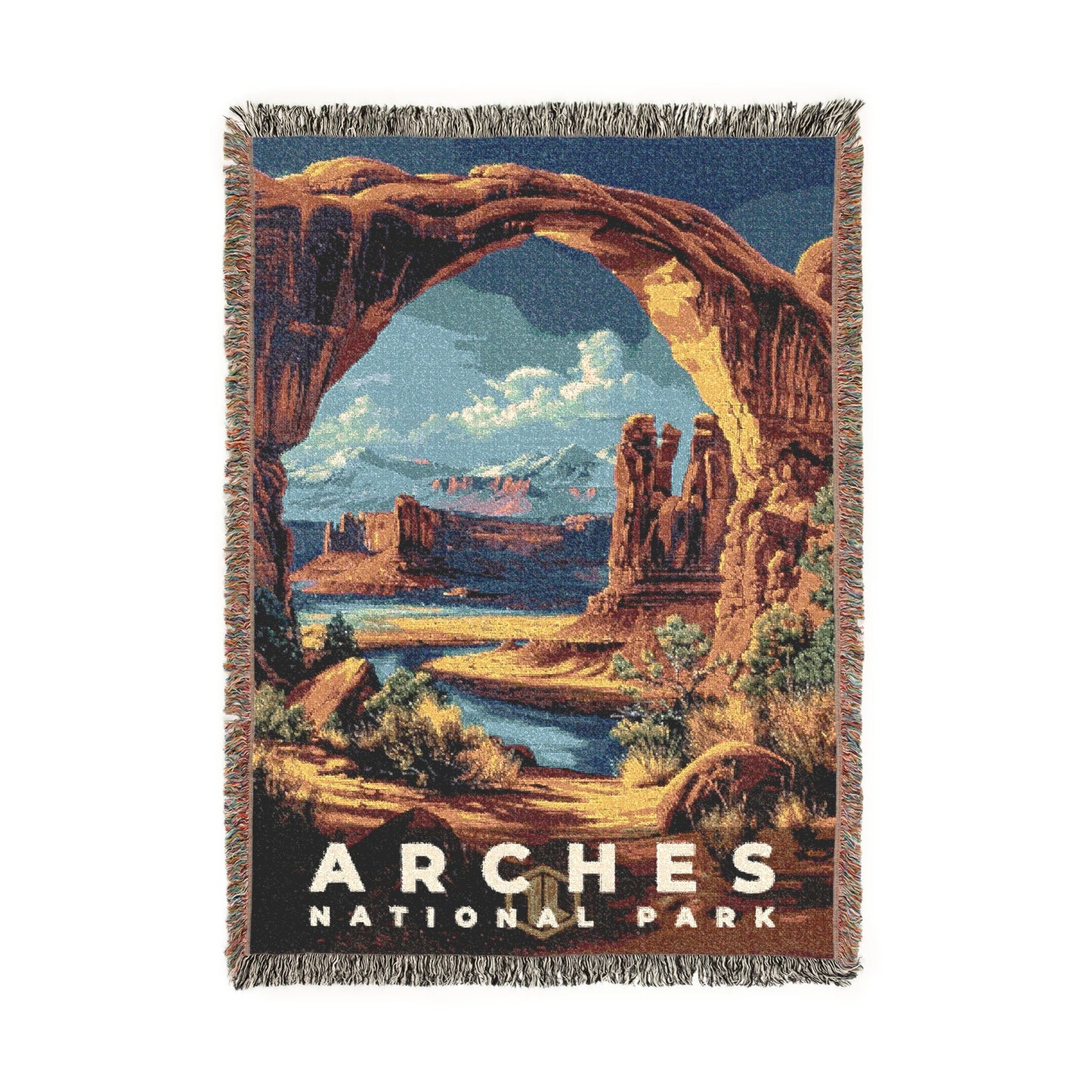 Arches National Park Woven Blanket | S16