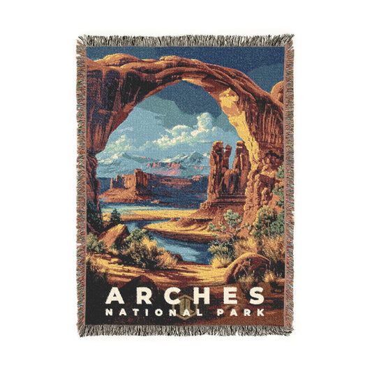 Arches National Park Woven Blanket | S16