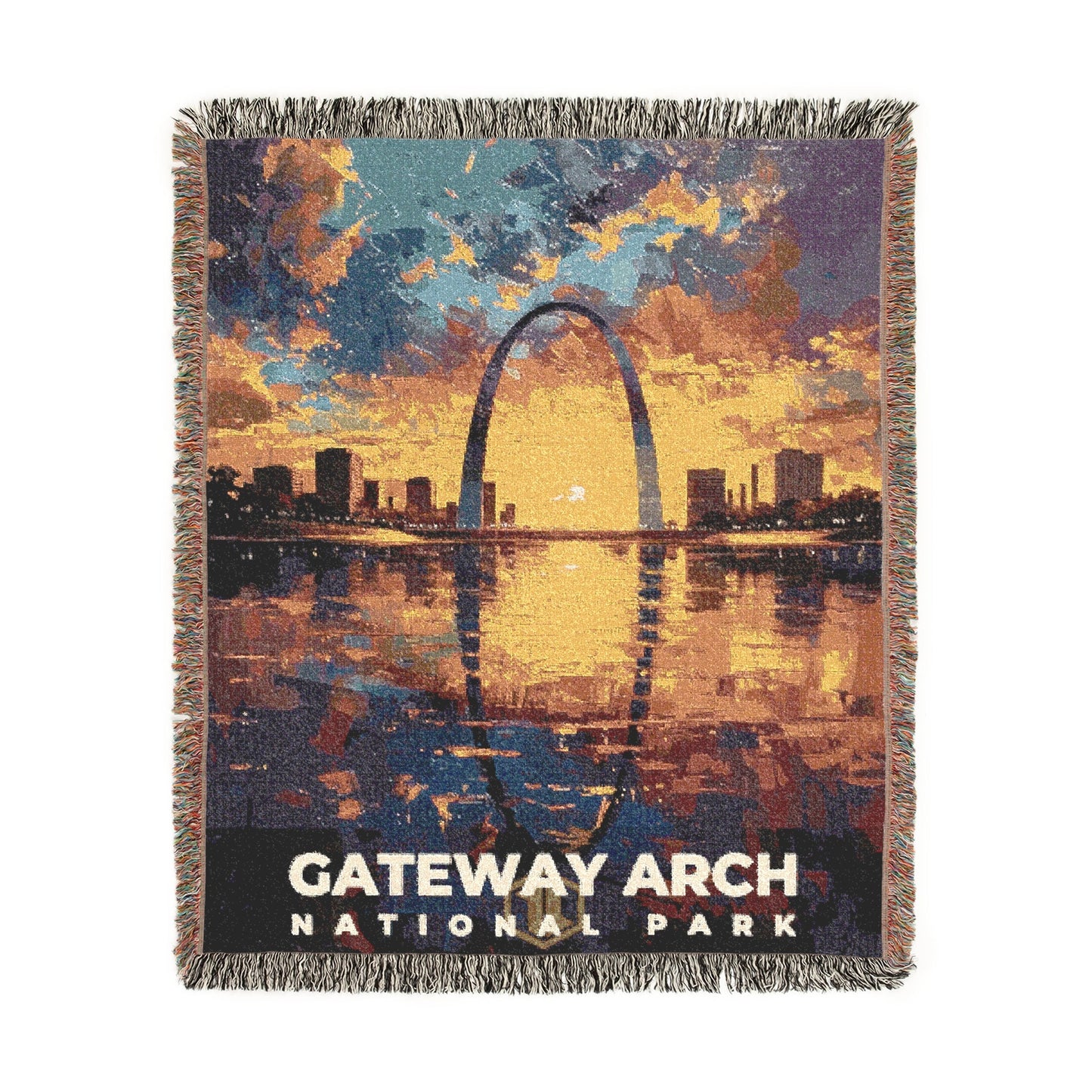 Gateway Arch National Park Woven Blanket | S14
