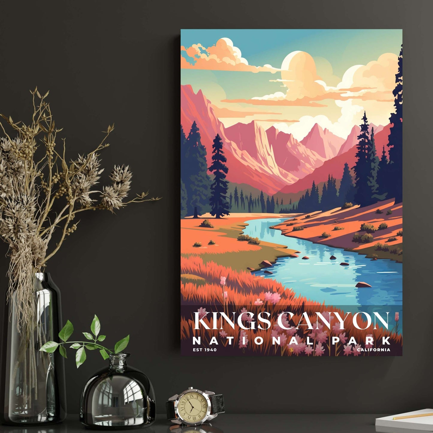 Kings Canyon National Park Poster | S05