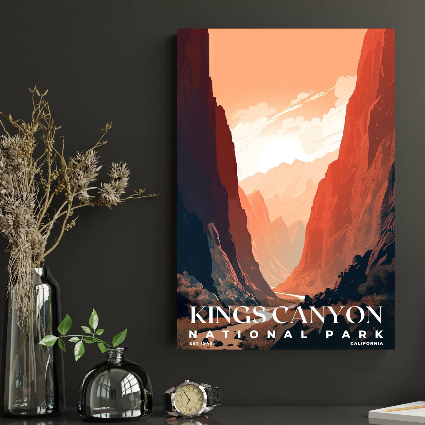 Kings Canyon National Park Poster | S03