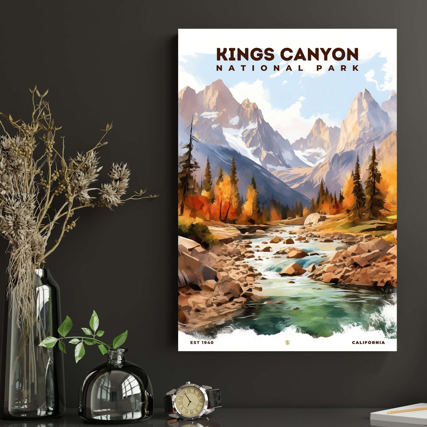 Kings Canyon National Park Poster | S08