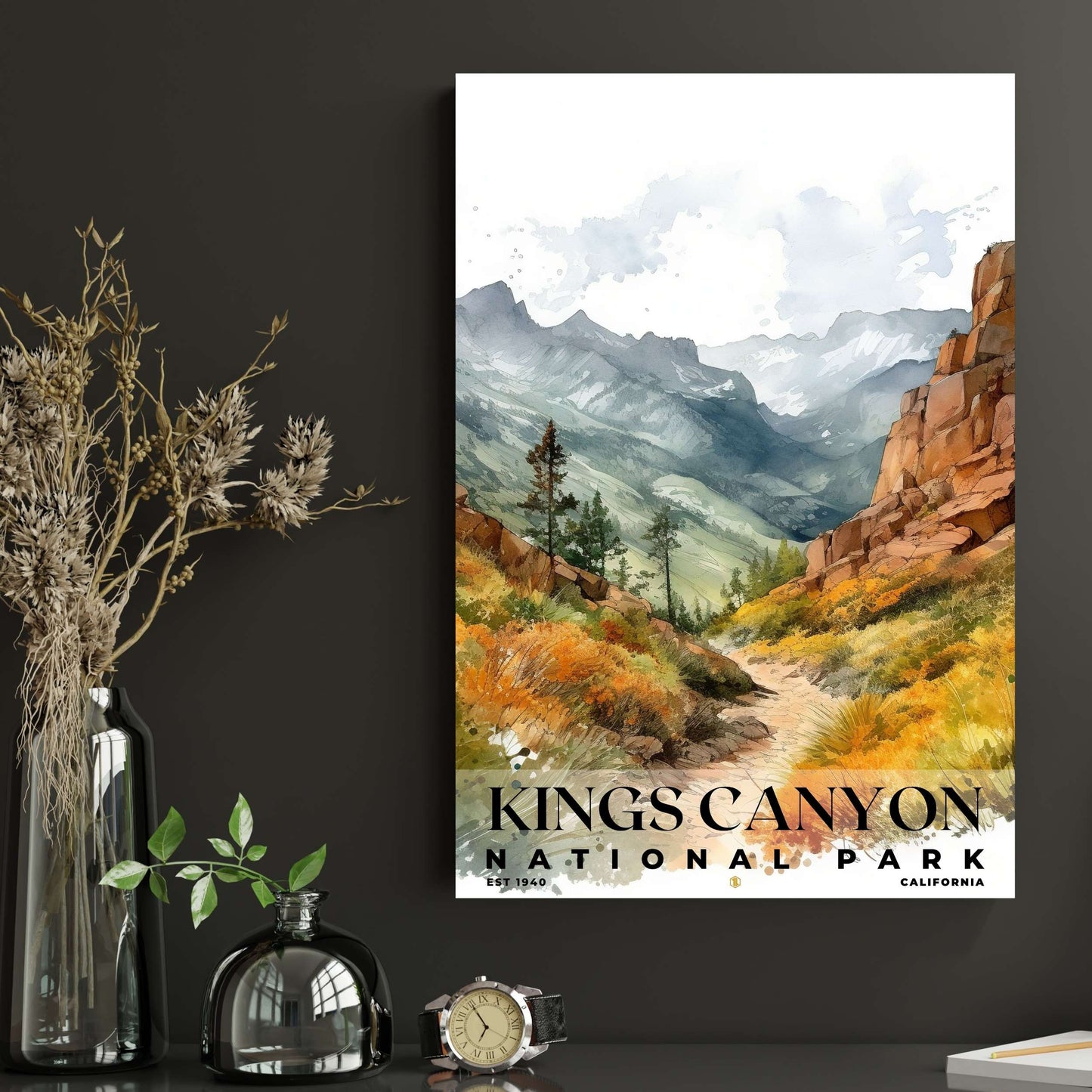 Kings Canyon National Park Poster | S04