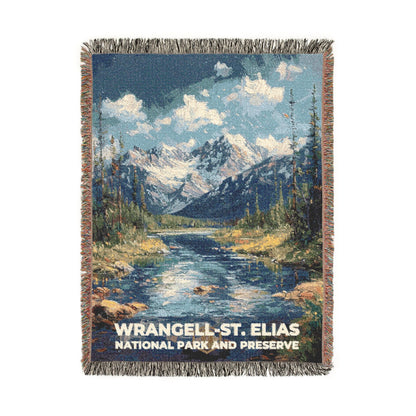 Wrangell-St. Elias National Park Woven Blanket | S14