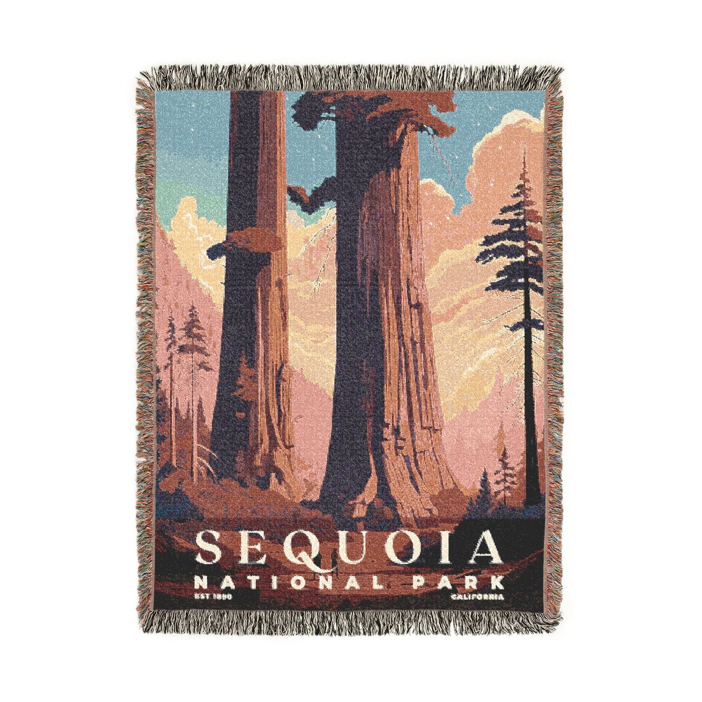 Sequoia National Park Woven Blanket | S03