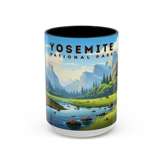 Yosemite National Park Mug | Accent Coffee Mug (11, 15oz)