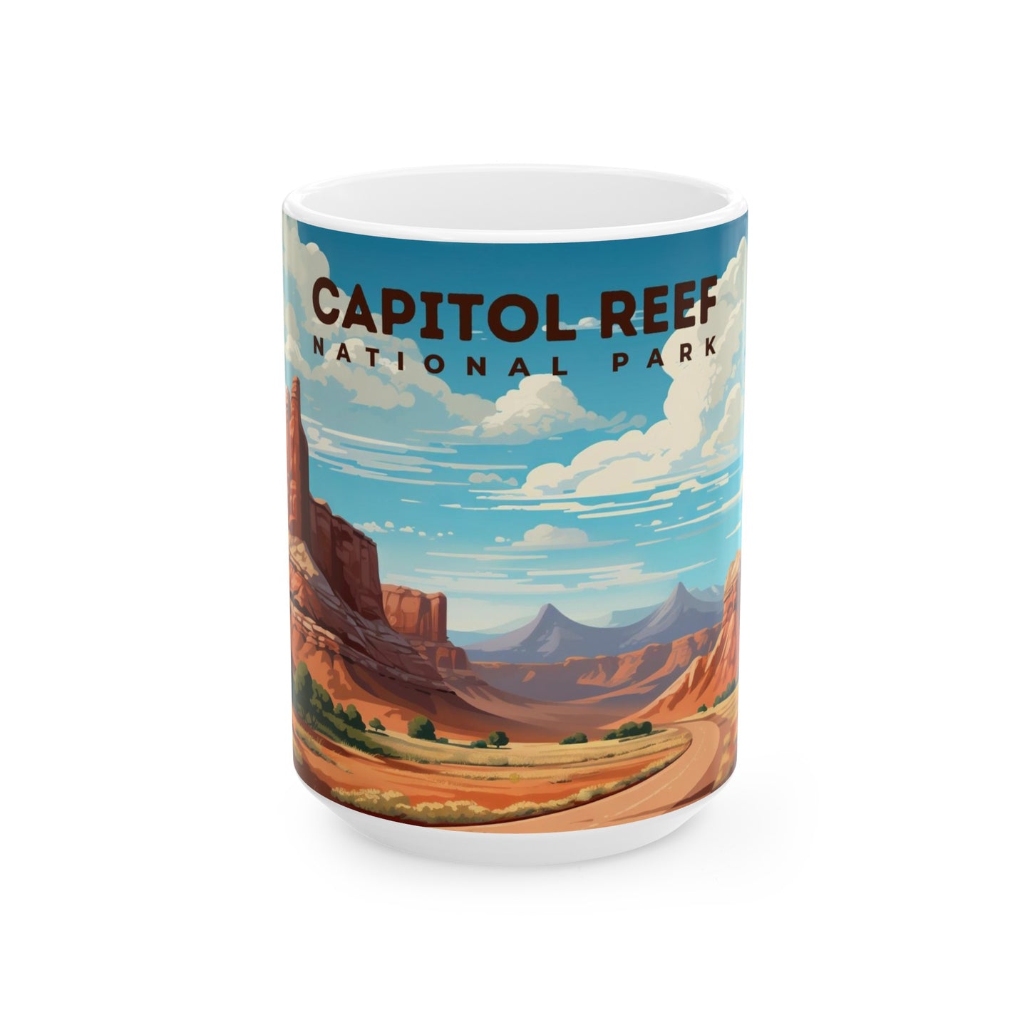 Capitol Reef National Park Mug | White Ceramic Mug (11oz, 15oz)