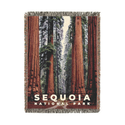 Sequoia National Park Woven Blanket | S10