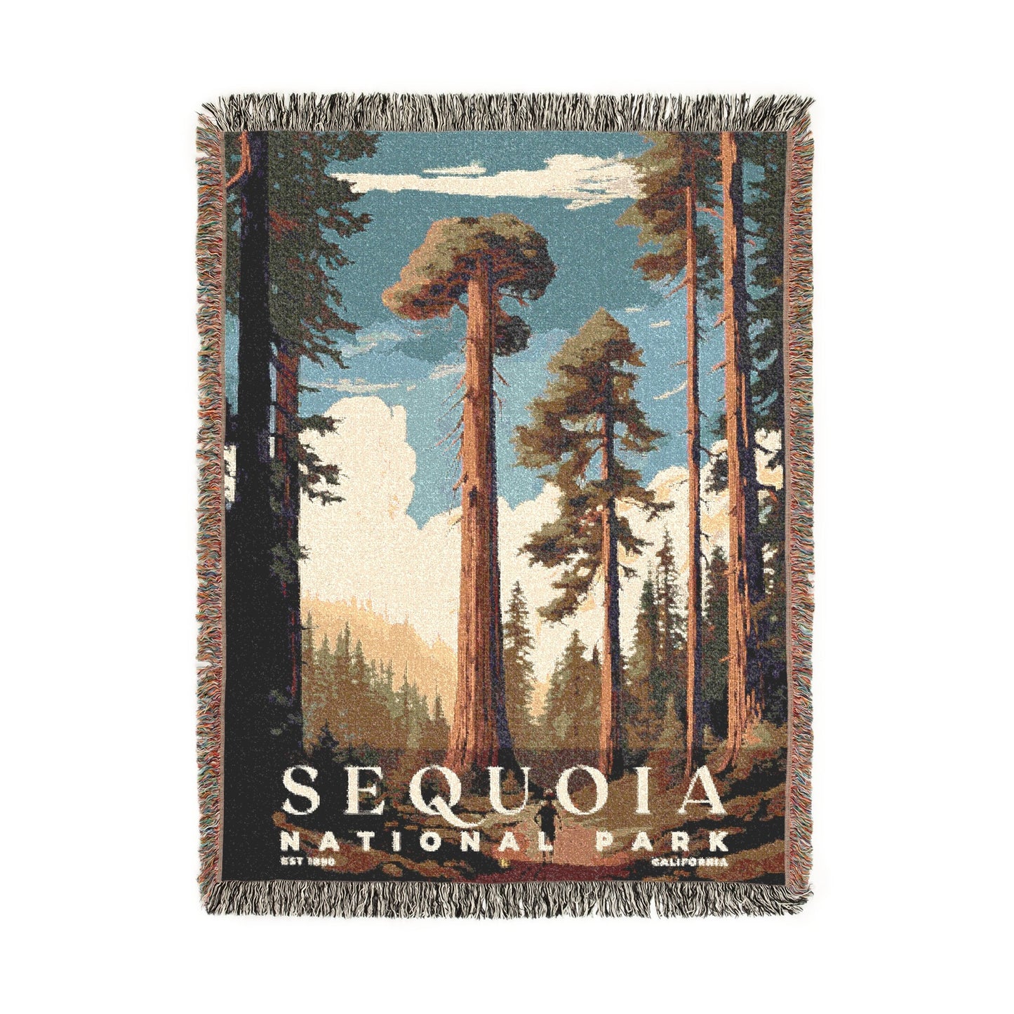 Sequoia National Park Woven Blanket | S05