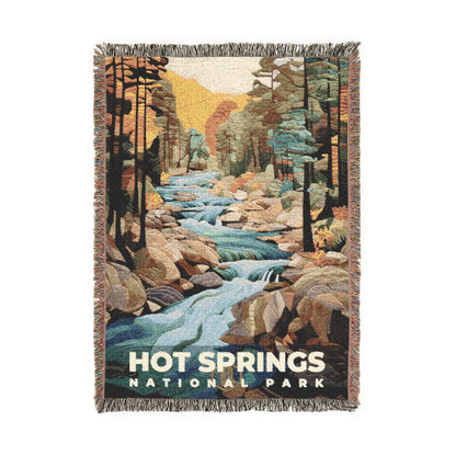 Hot Springs National Park Woven Blanket | S09