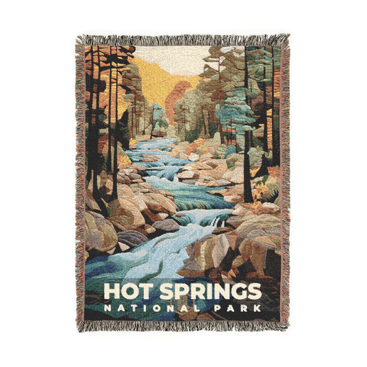Hot Springs National Park Woven Blanket | S09