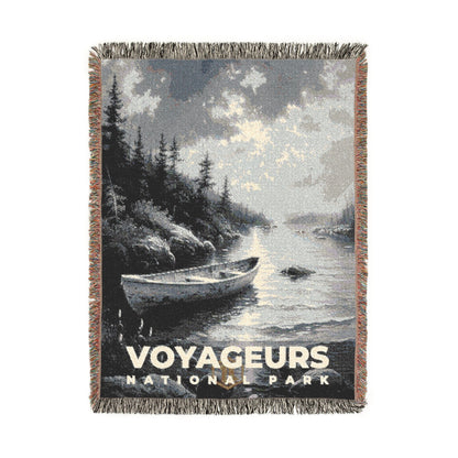 Voyageurs National Park Woven Blanket | S15