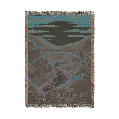 New River Gorge National Park Woven Blanket | S05