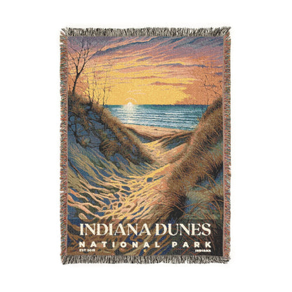 Indiana Dunes National Park Woven Blanket | S02