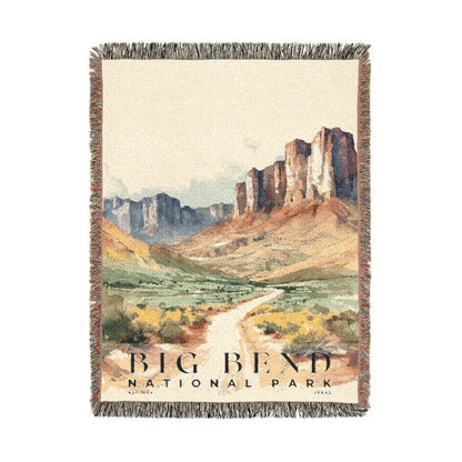 Big Bend National Park Woven Blanket | S04