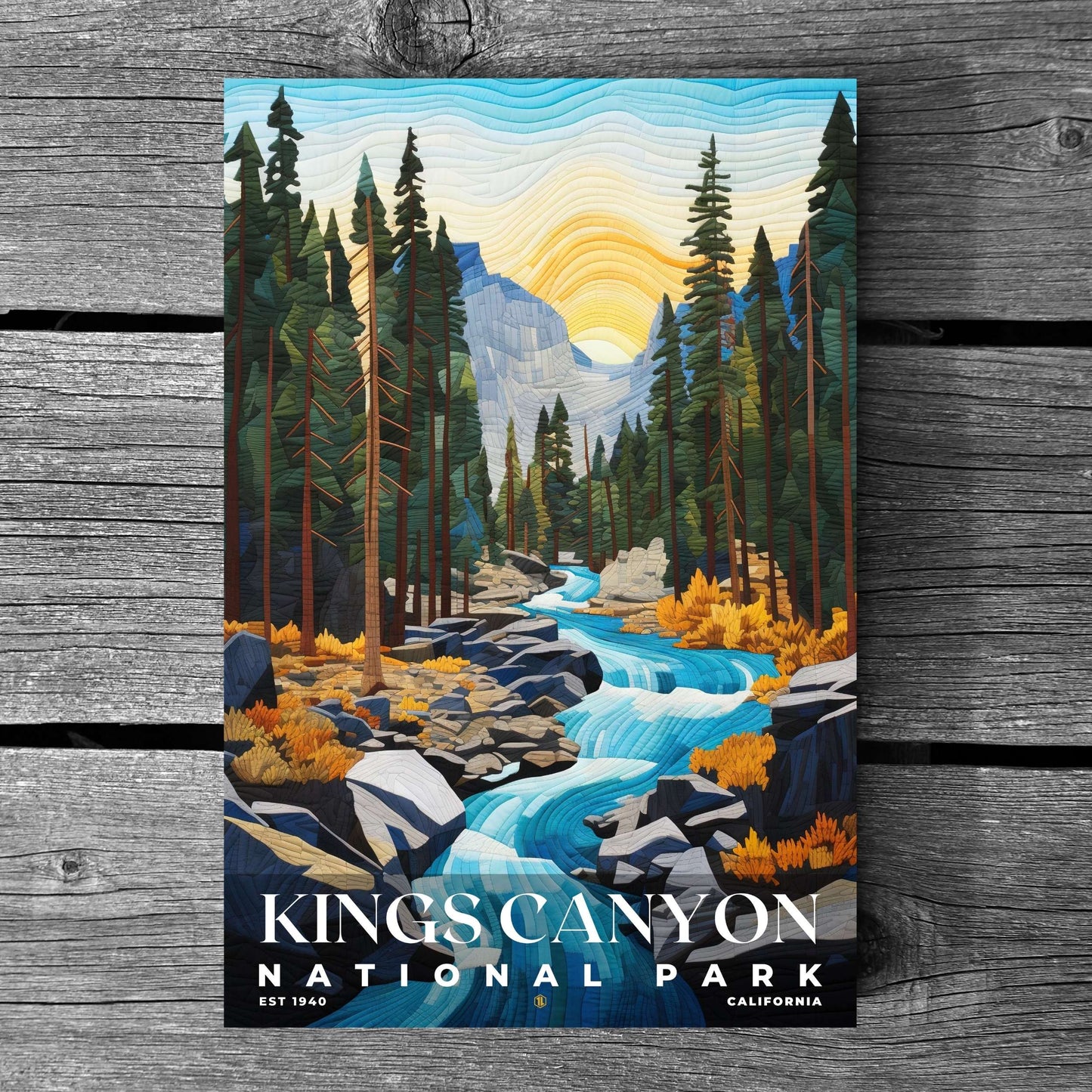 Kings Canyon National Park Poster | S09