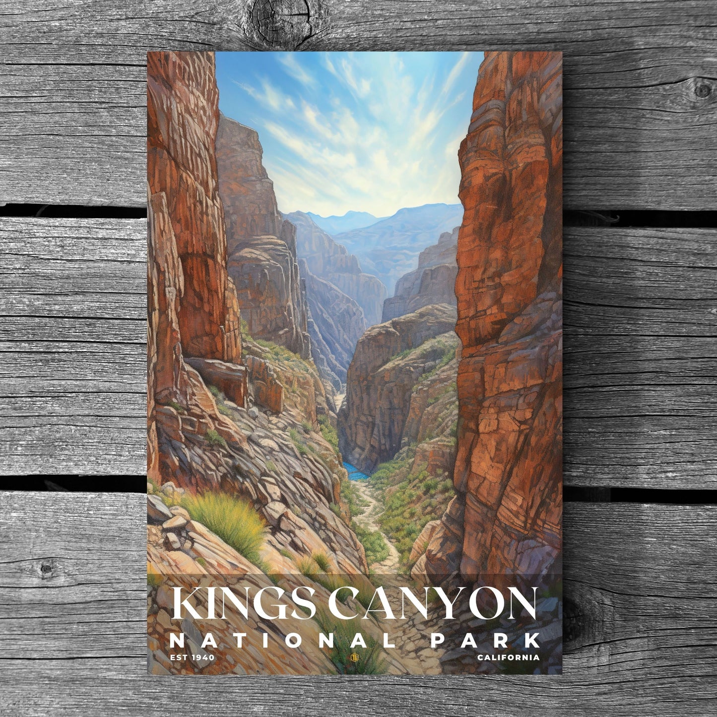 Kings Canyon National Park Poster | S02