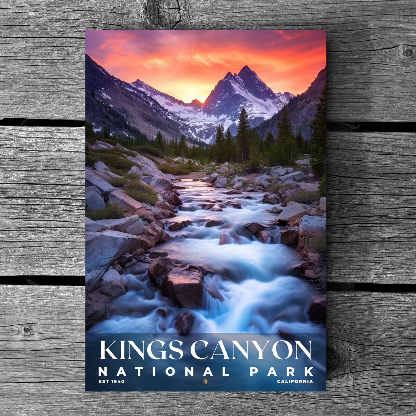 Kings Canyon National Park Poster | S10