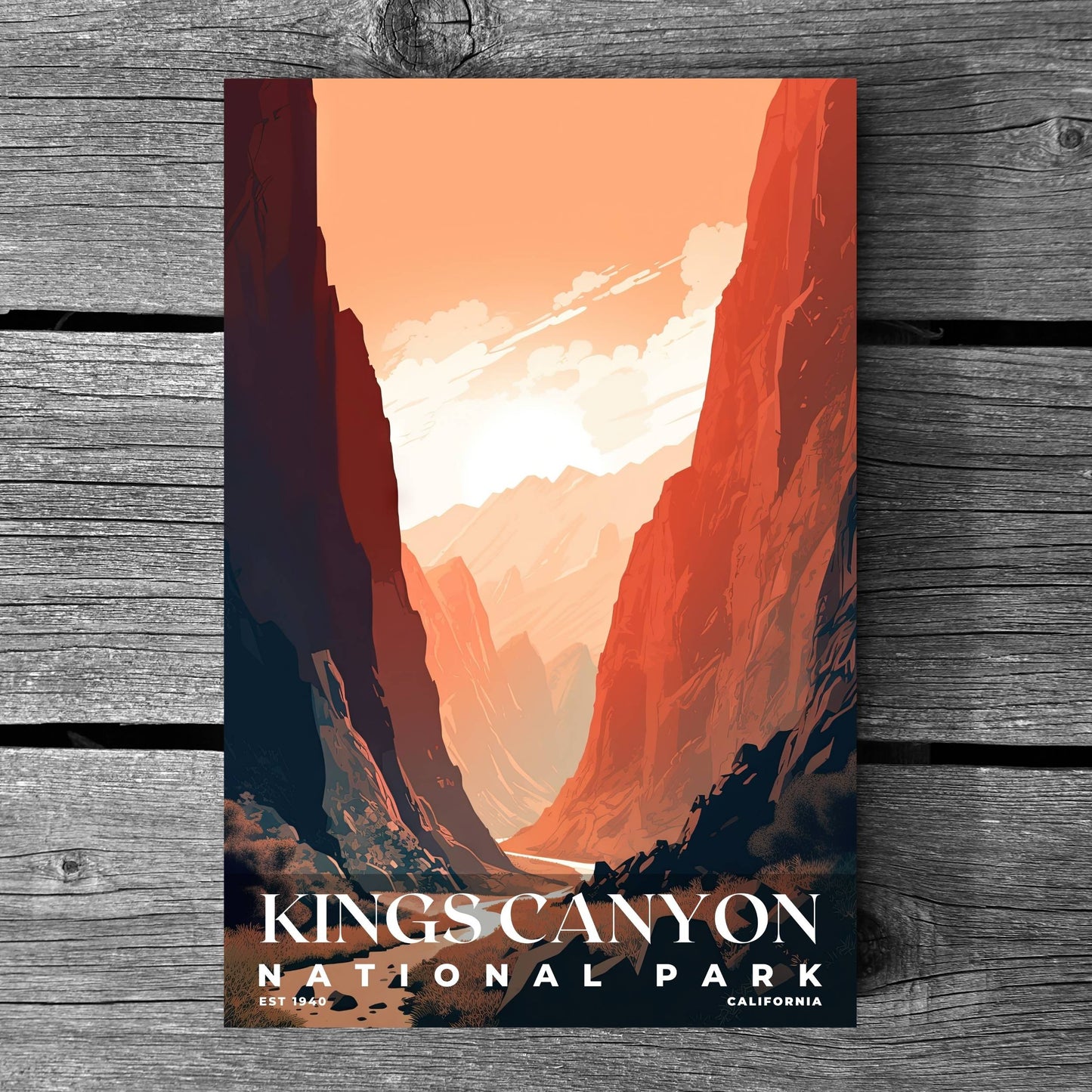 Kings Canyon National Park Poster | S03