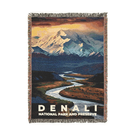Denali National Park Woven Blanket | S10