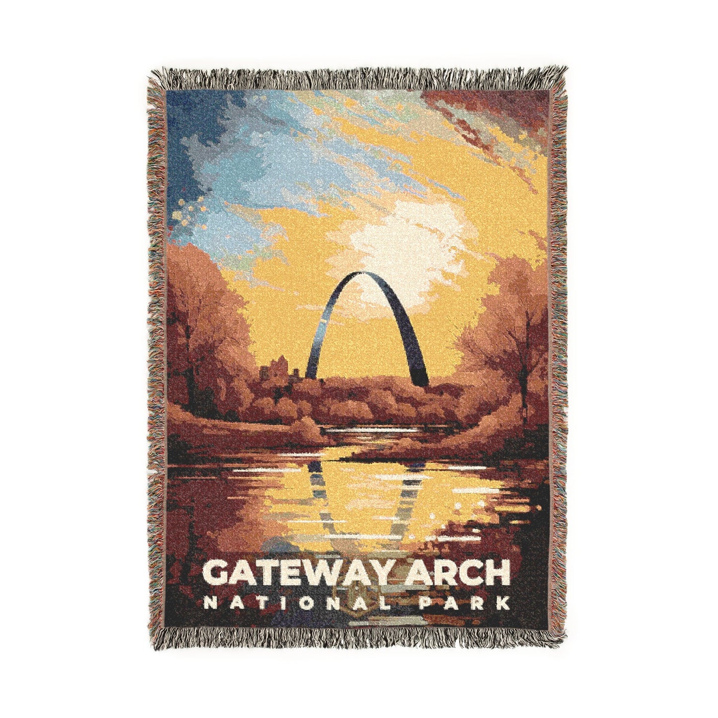 Gateway Arch National Park Woven Blanket | S06
