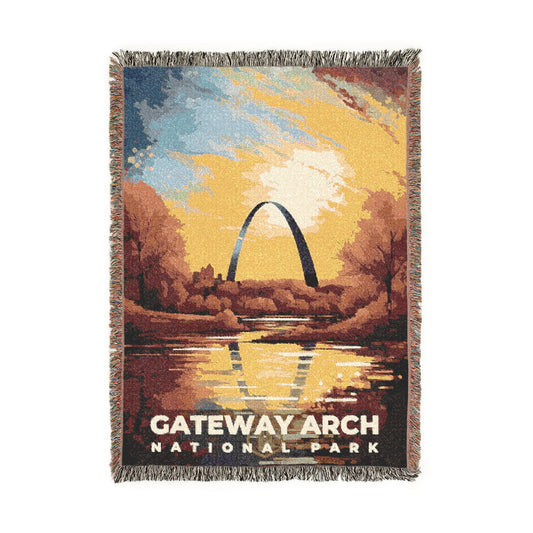 Gateway Arch National Park Woven Blanket | S06