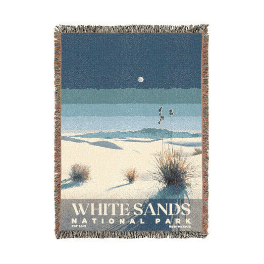 White Sands National Park Woven Blanket | S03