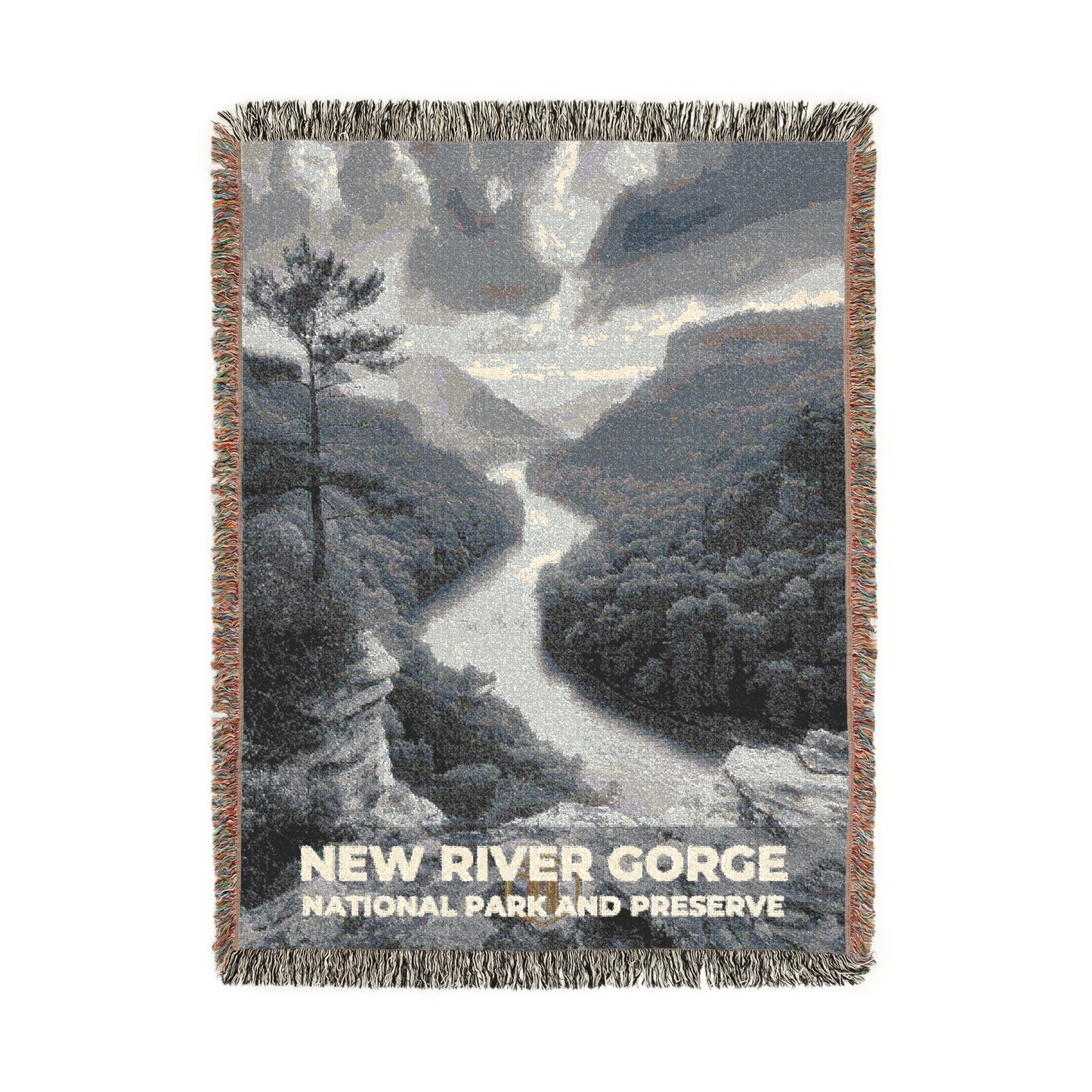 New River Gorge National Park Woven Blanket | S15