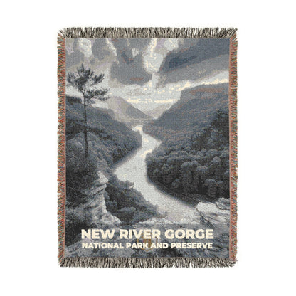 New River Gorge National Park Woven Blanket | S15
